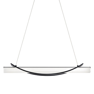 Kichler - 84125MBK - LED Linear Chandelier - Rowan - Matte Black