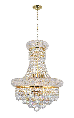 CWI Lighting - 8001P14G - Six Light Chandelier - Empire - Gold