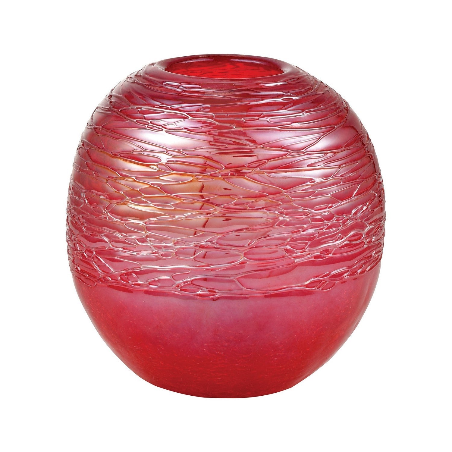 ELK Home - 201585 - Vase - Cerise - Red