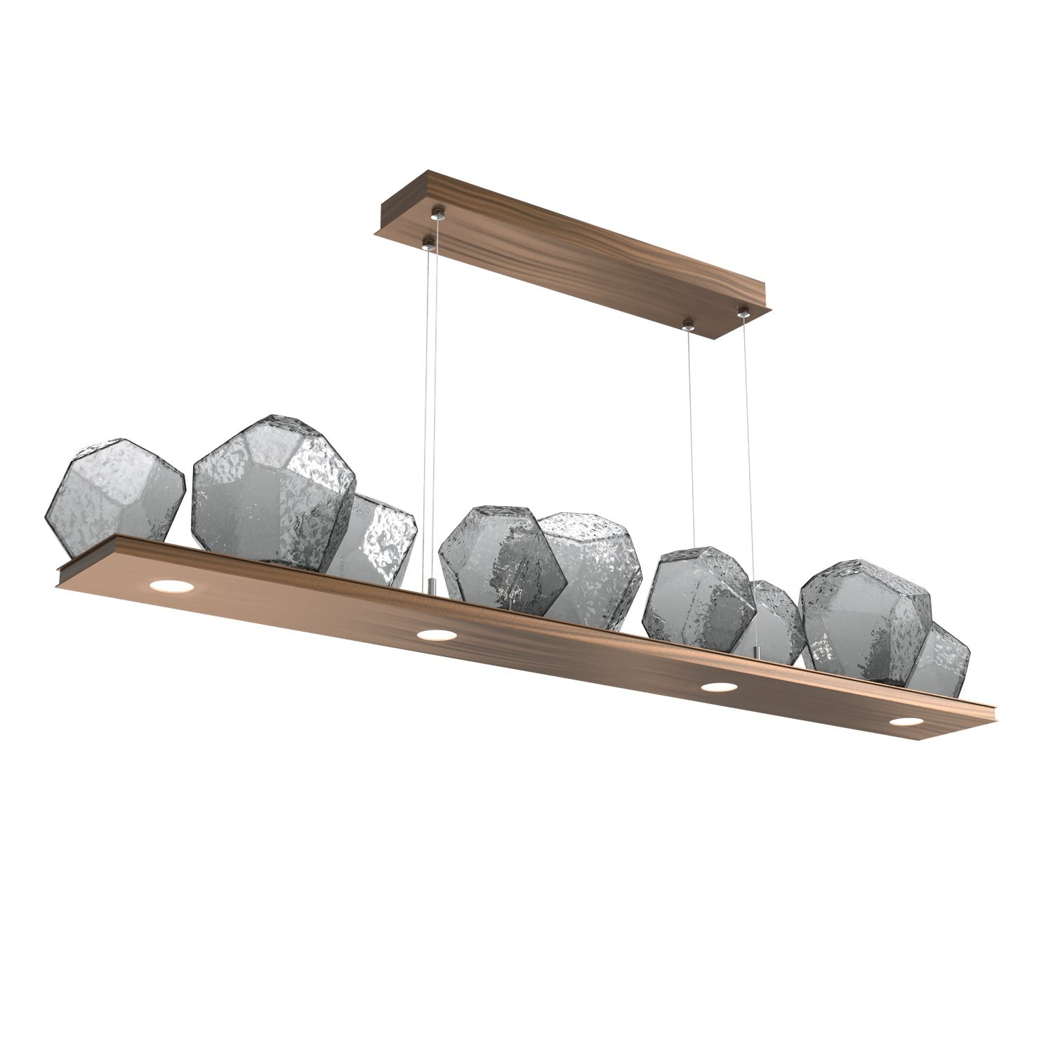 Hammerton Studio - PLB0039-0C-RB-S-CA1-L1 - LED Linear Suspension - Gem - Oil Rubbed Bronze