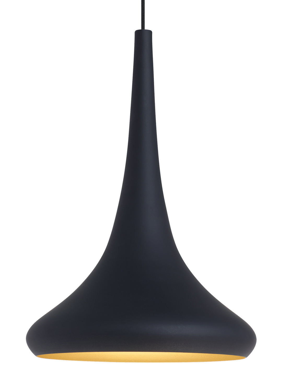 Visual Comfort Modern - 700TDNOEBG - One Light Pendant - Noema - Black/Gold