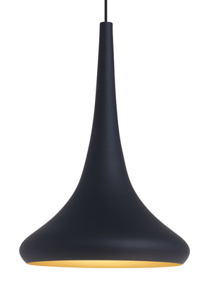 Visual Comfort Modern - 700TDNOEBG - One Light Pendant - Noema - Black/Gold