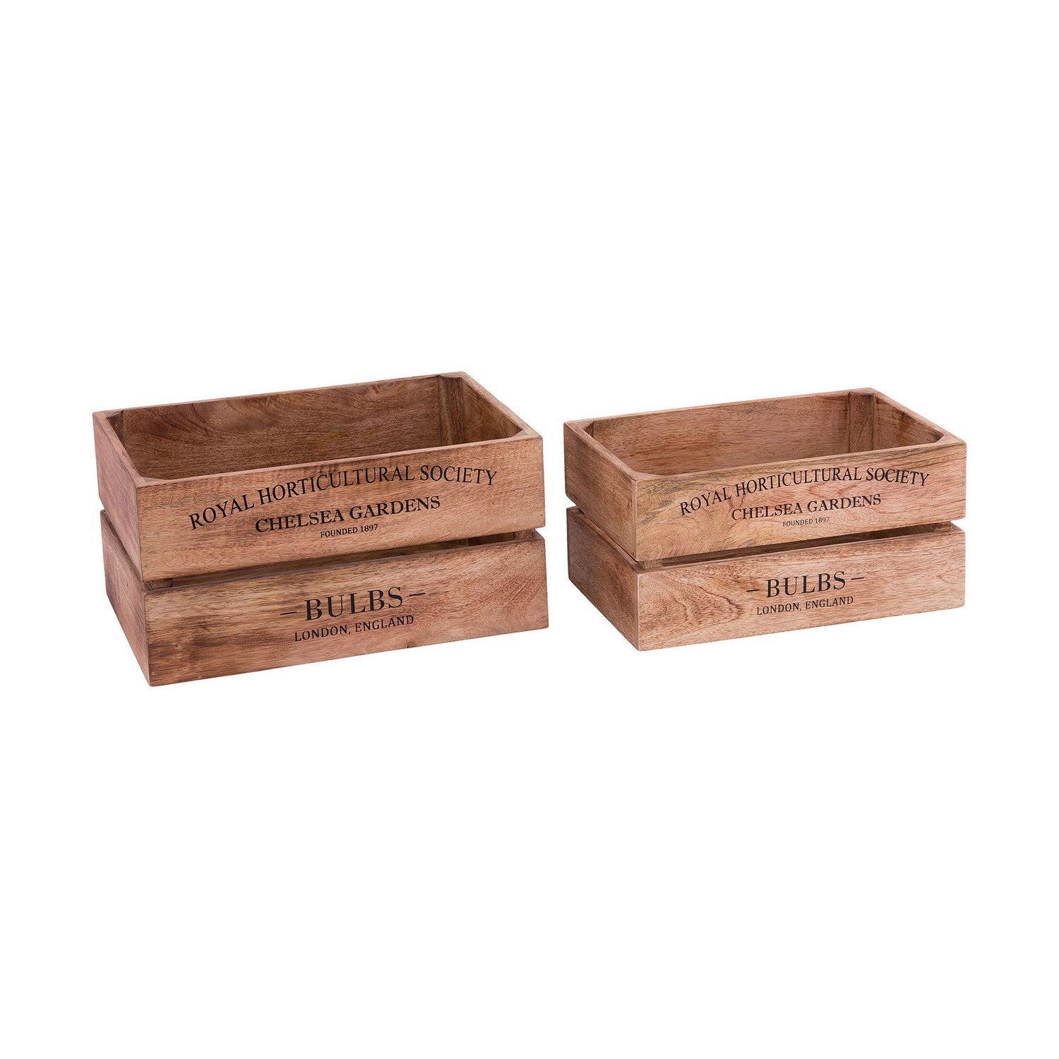 ELK Home - BOX002 - Boxes (Set of 2) - Brown