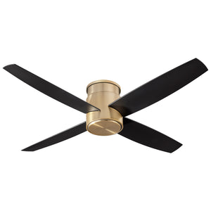 Oxygen - 3-102-40 - 52"Ceiling Fan - Oslo Hugger - Aged Brass