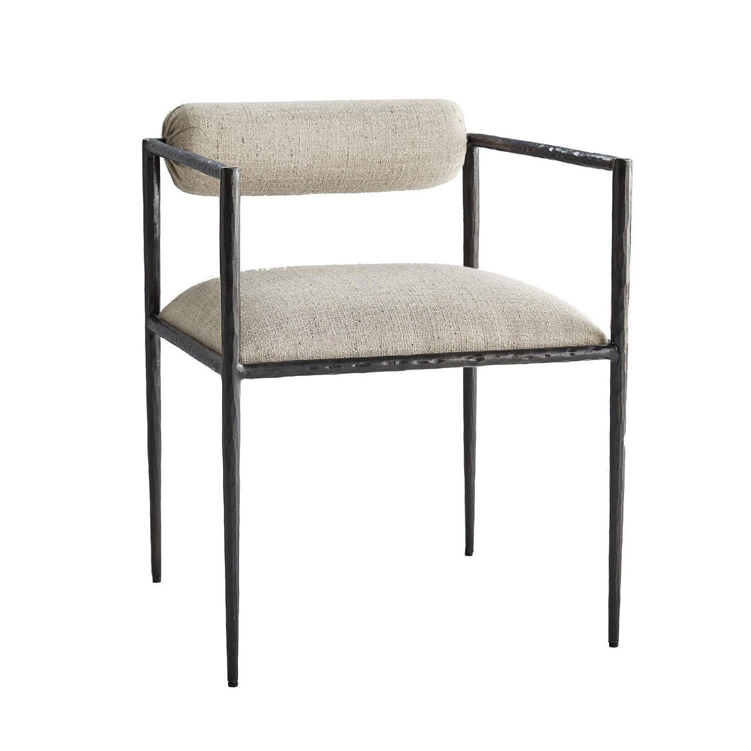 Arteriors - 4543 - Chair - Barbana - Pewter