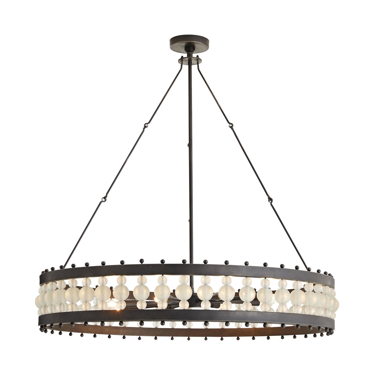 Arteriors - 84034 - Eight Light Chandelier - Esme - Bronze