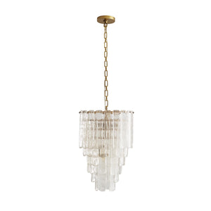 Arteriors - 89453 - Three Light Chandelier - Larie - Clear