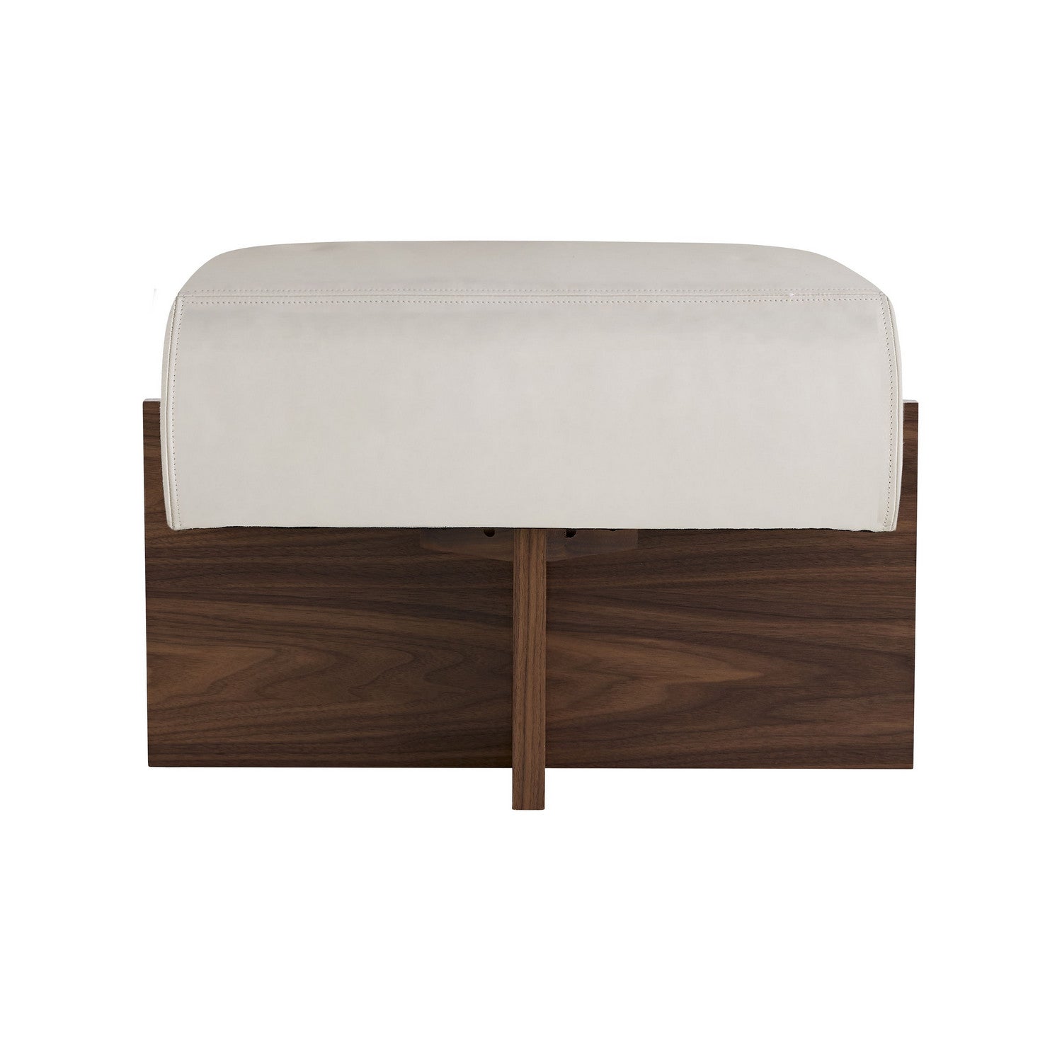 Arteriors - DB8004 - Ottoman - Tuck - Ivory