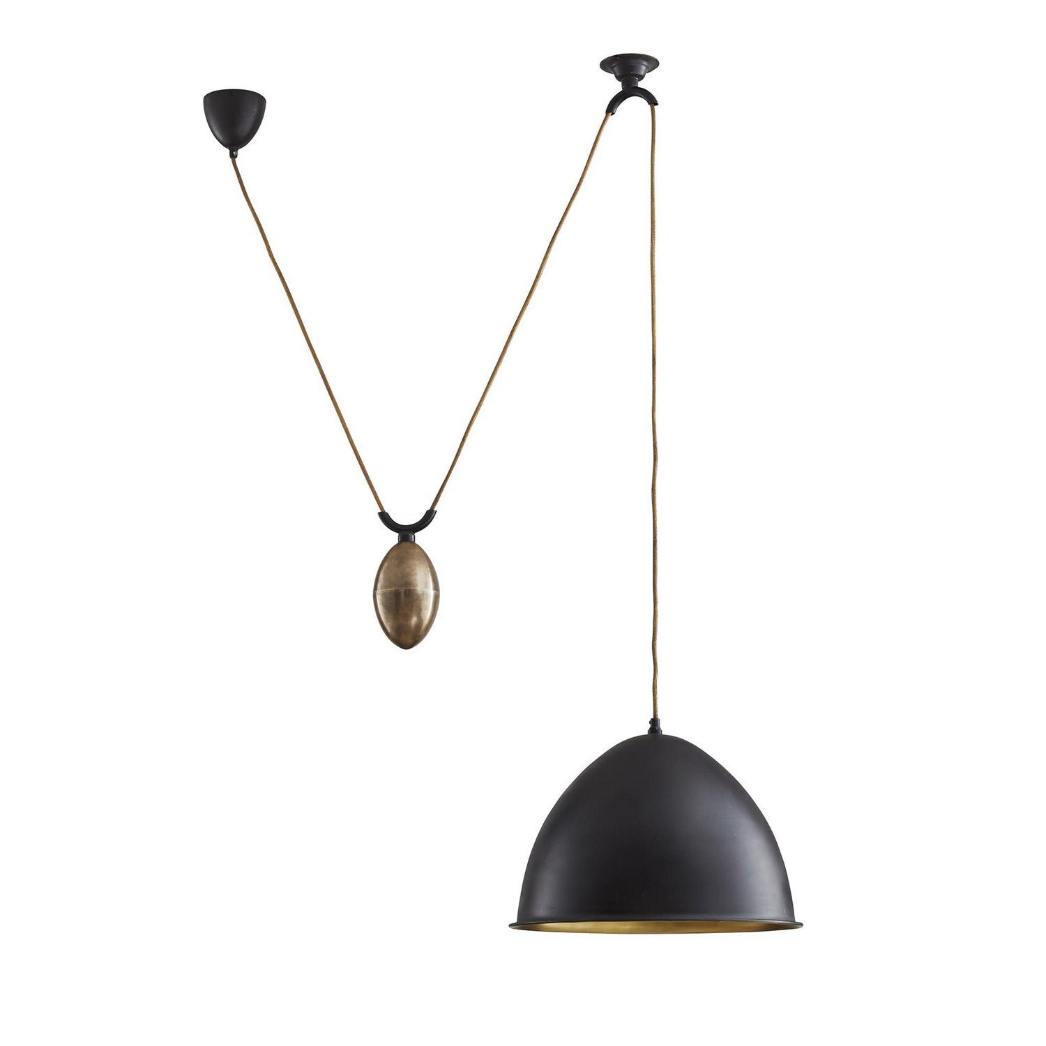 Arteriors - DD42621 - One Light Pendant - Egg Drop - Bronze