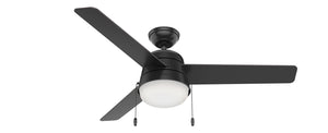 Hunter - 50386 - 52" Ceiling Fan - Aker - Matte Black