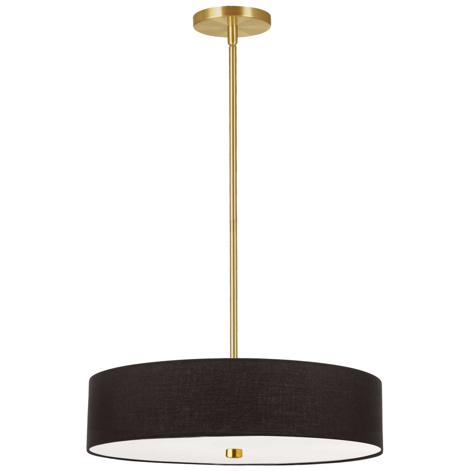 Dainolite Ltd - 571-204P-AGB-BK - Four Light Pendant - Everly - Black