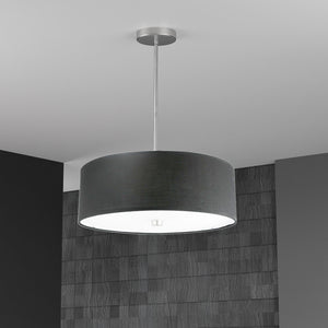 Dainolite Ltd - 571-204P-PC-BK - Four Light Pendant - Everly - Black