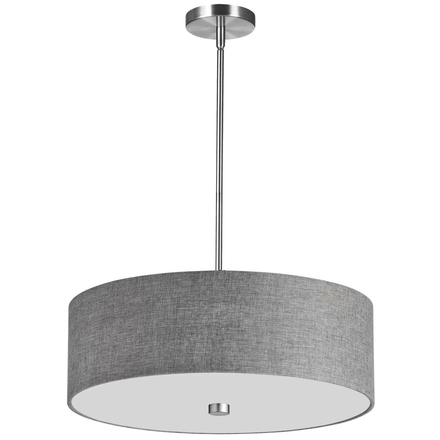 Dainolite Ltd - 571-204P-PC-GRY - Four Light Pendant - Everly - Grey