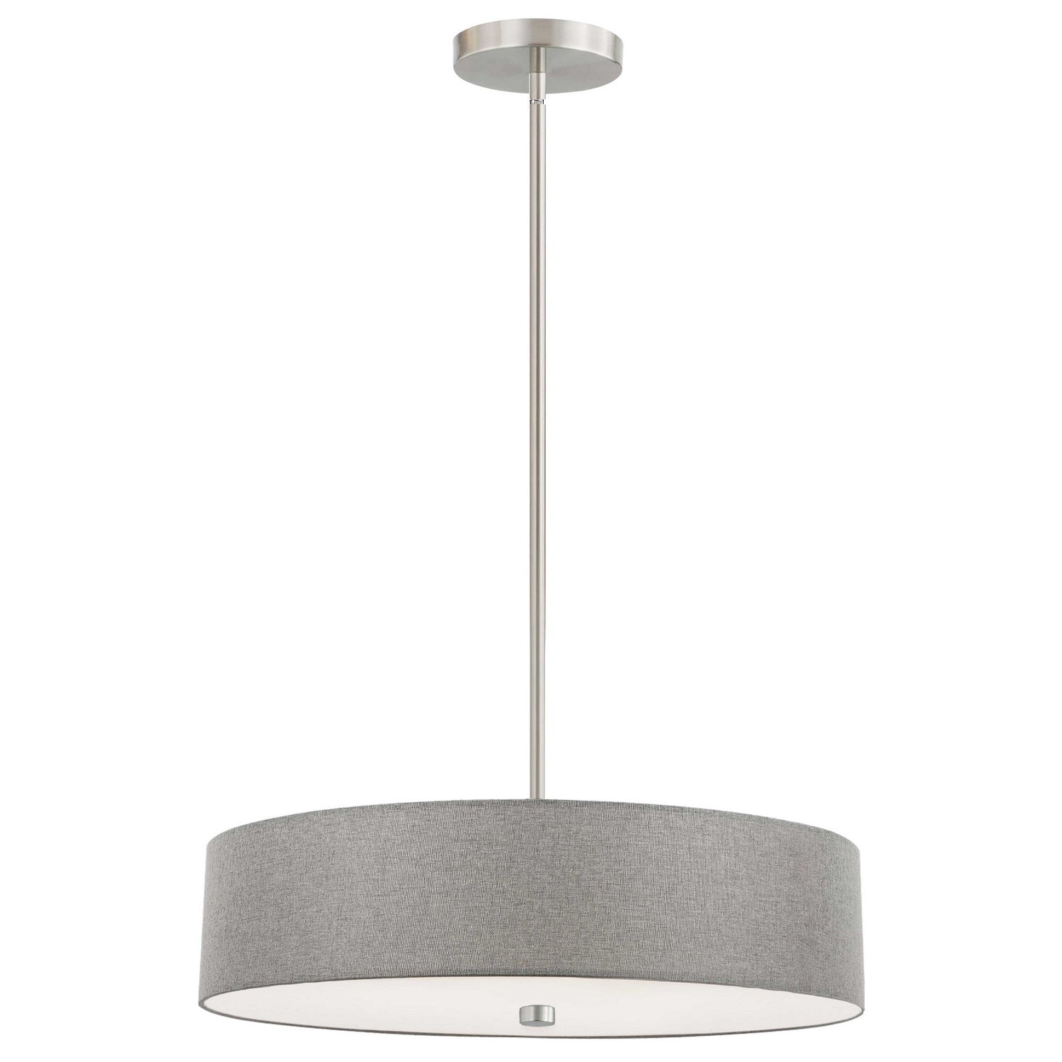 Dainolite Ltd - 571-204P-SC-GRY - Four Light Pendant - Everly - Grey