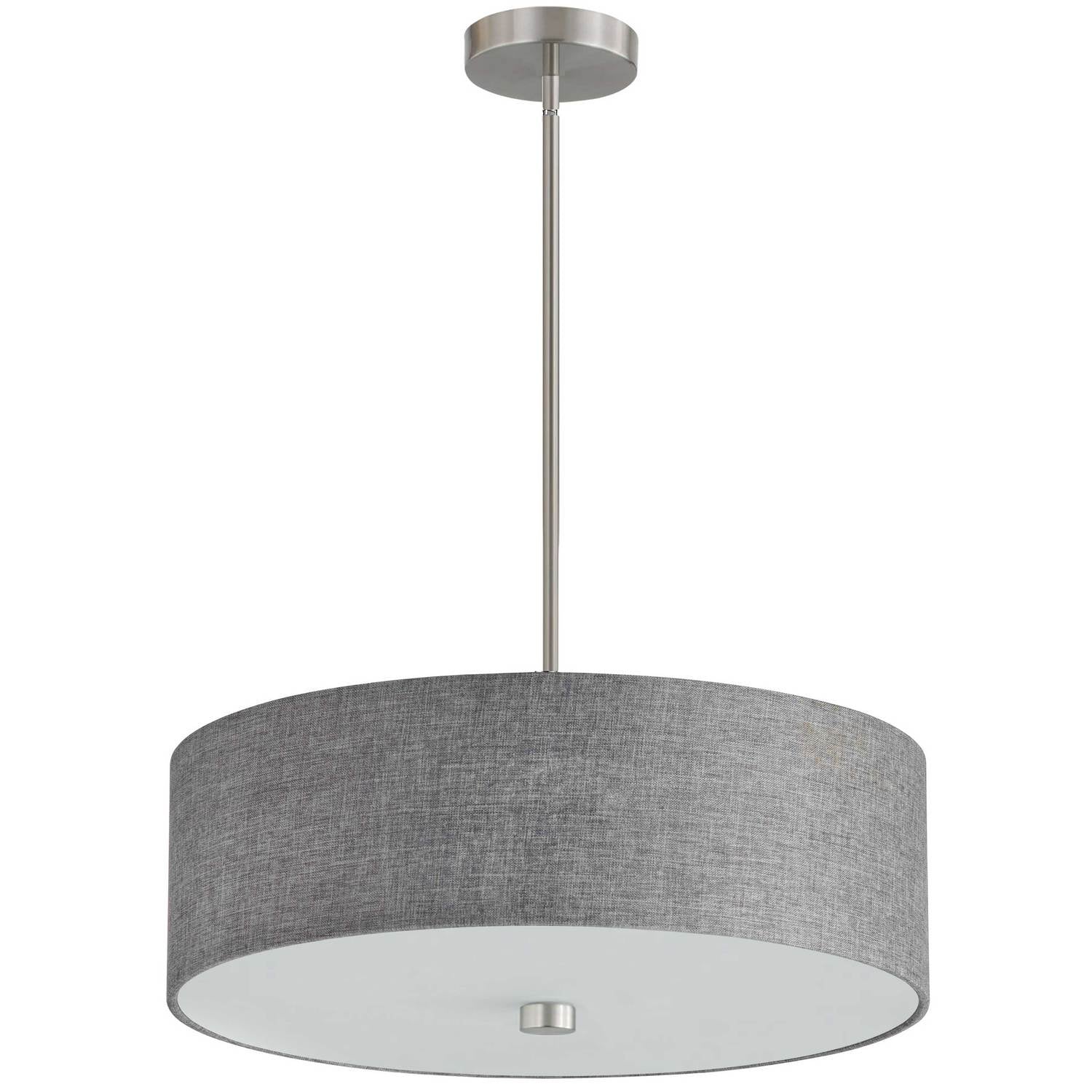 Dainolite Ltd - 571-204P-SC-GRY - Four Light Pendant - Everly - Grey