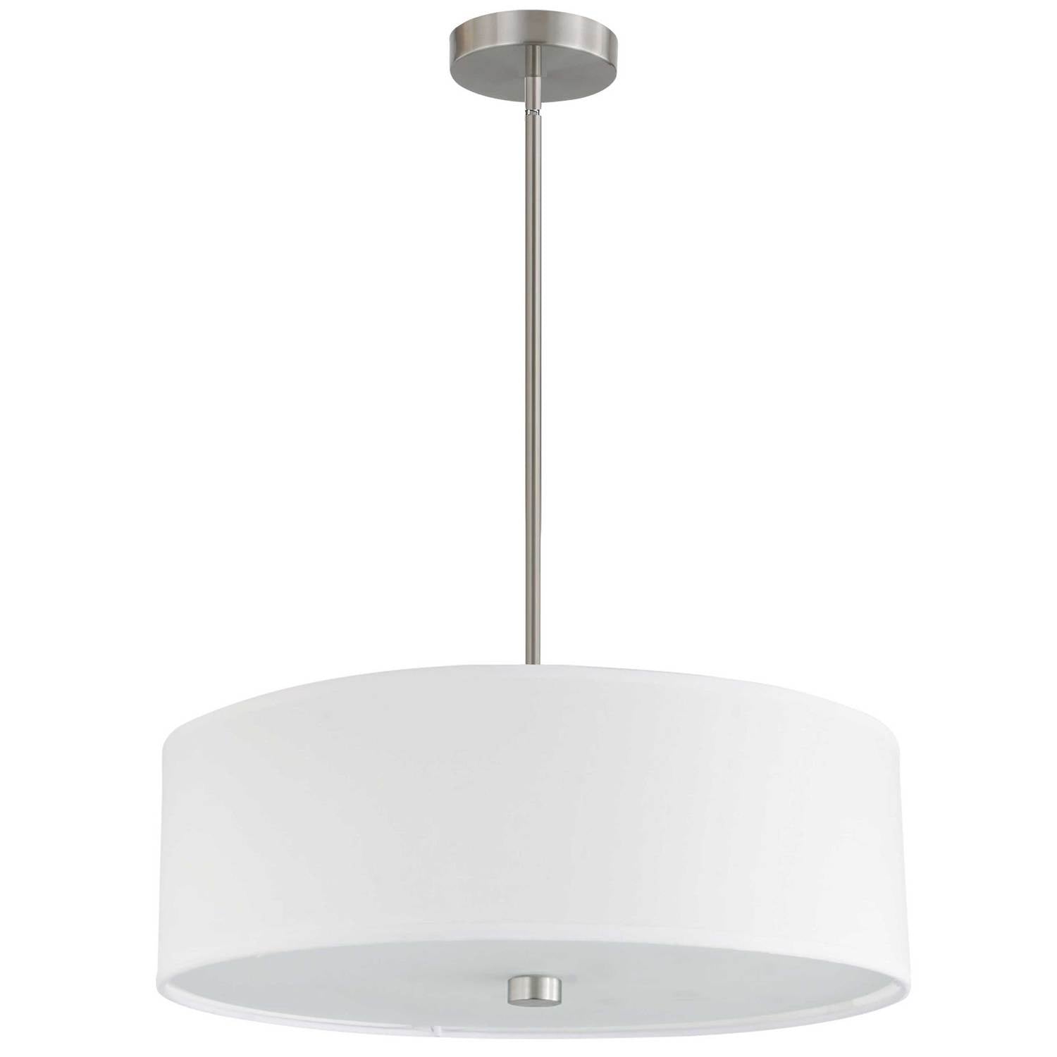 Dainolite Ltd - 571-204P-SC-WH - Four Light Pendant - Everly - White