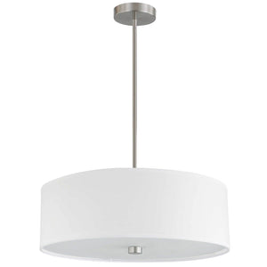 Dainolite Ltd - 571-204P-SC-WH - Four Light Pendant - Everly - White