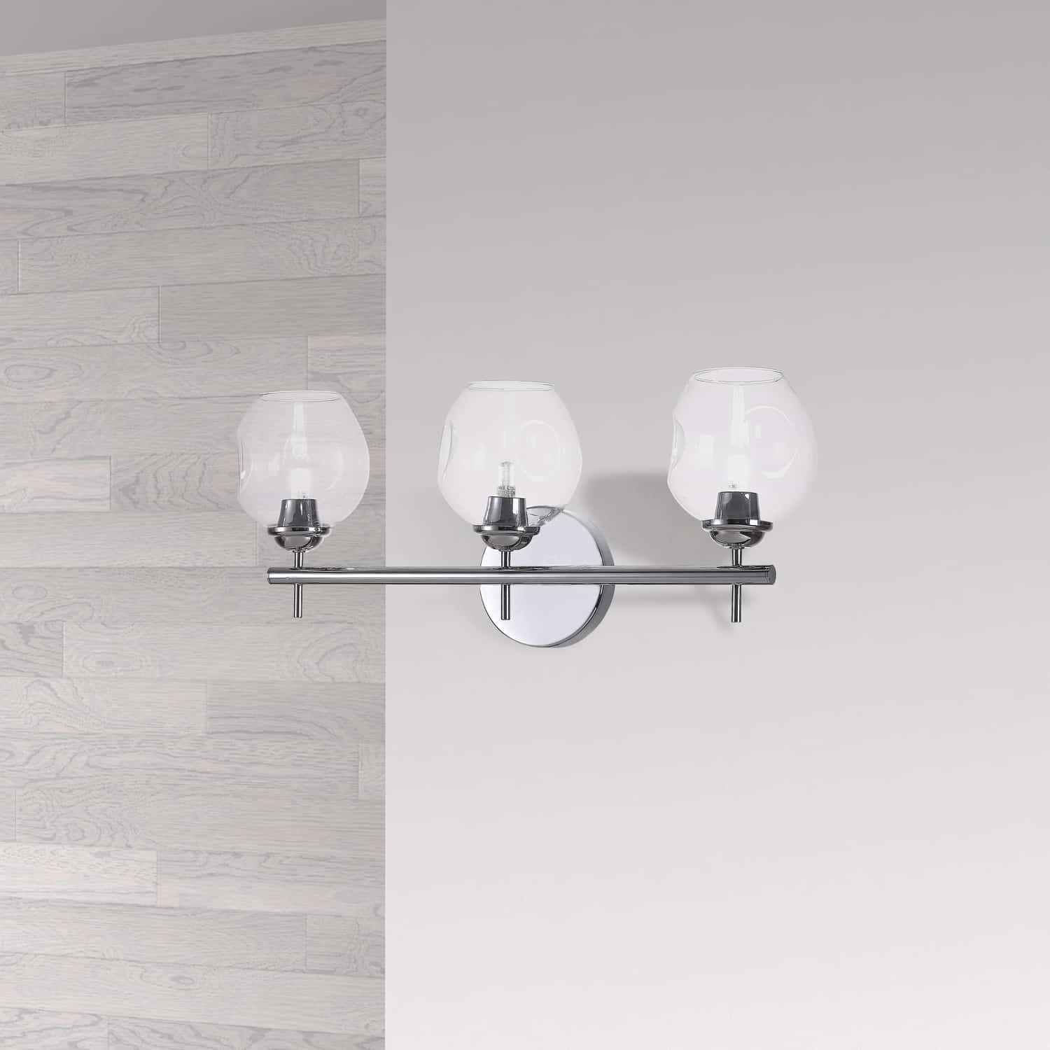 Dainolite Ltd - ABI-203W-PC - Three Light Vanity Fixture - Abii - Polished Chrome