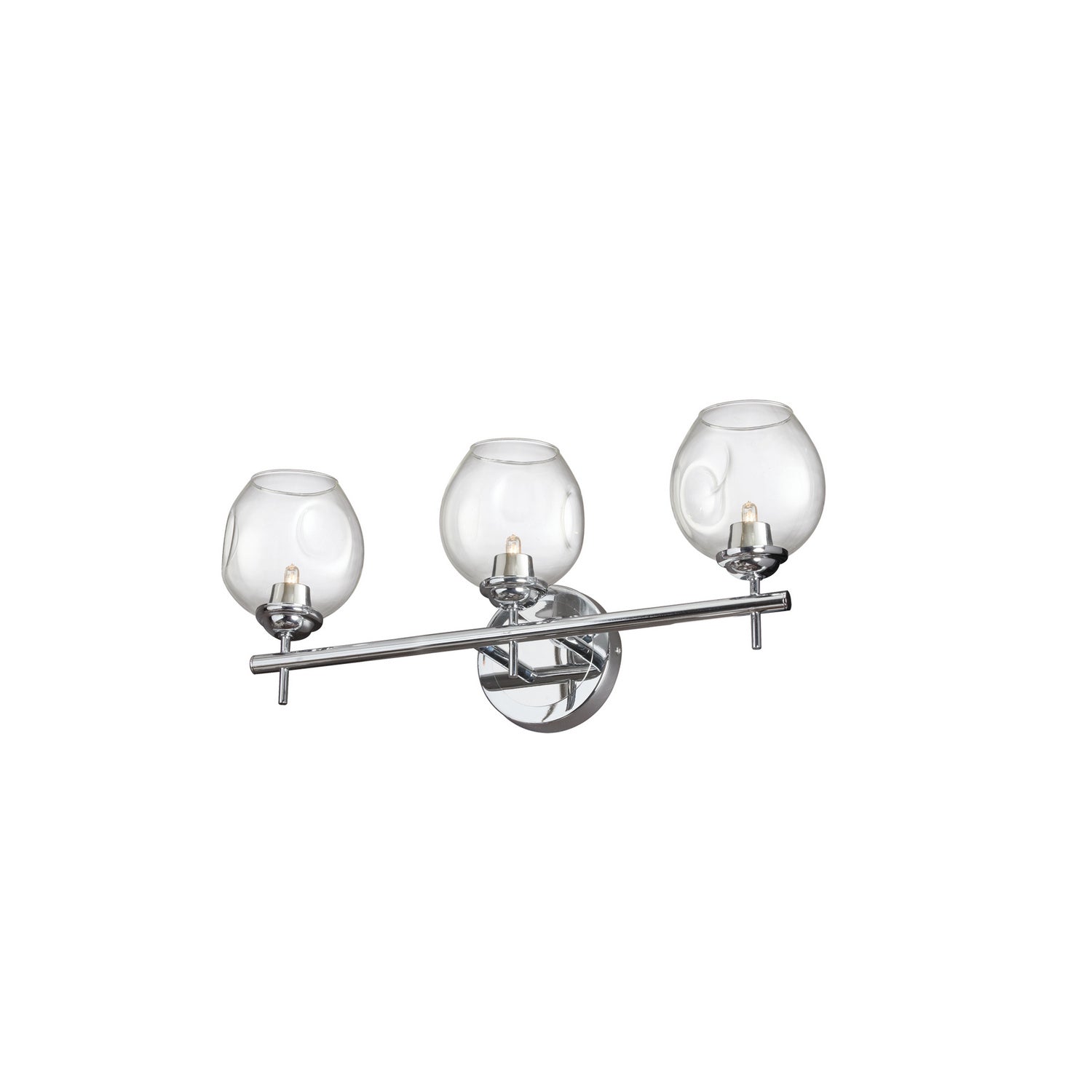 Dainolite Ltd - ABI-203W-PC - Three Light Vanity Fixture - Abii - Polished Chrome