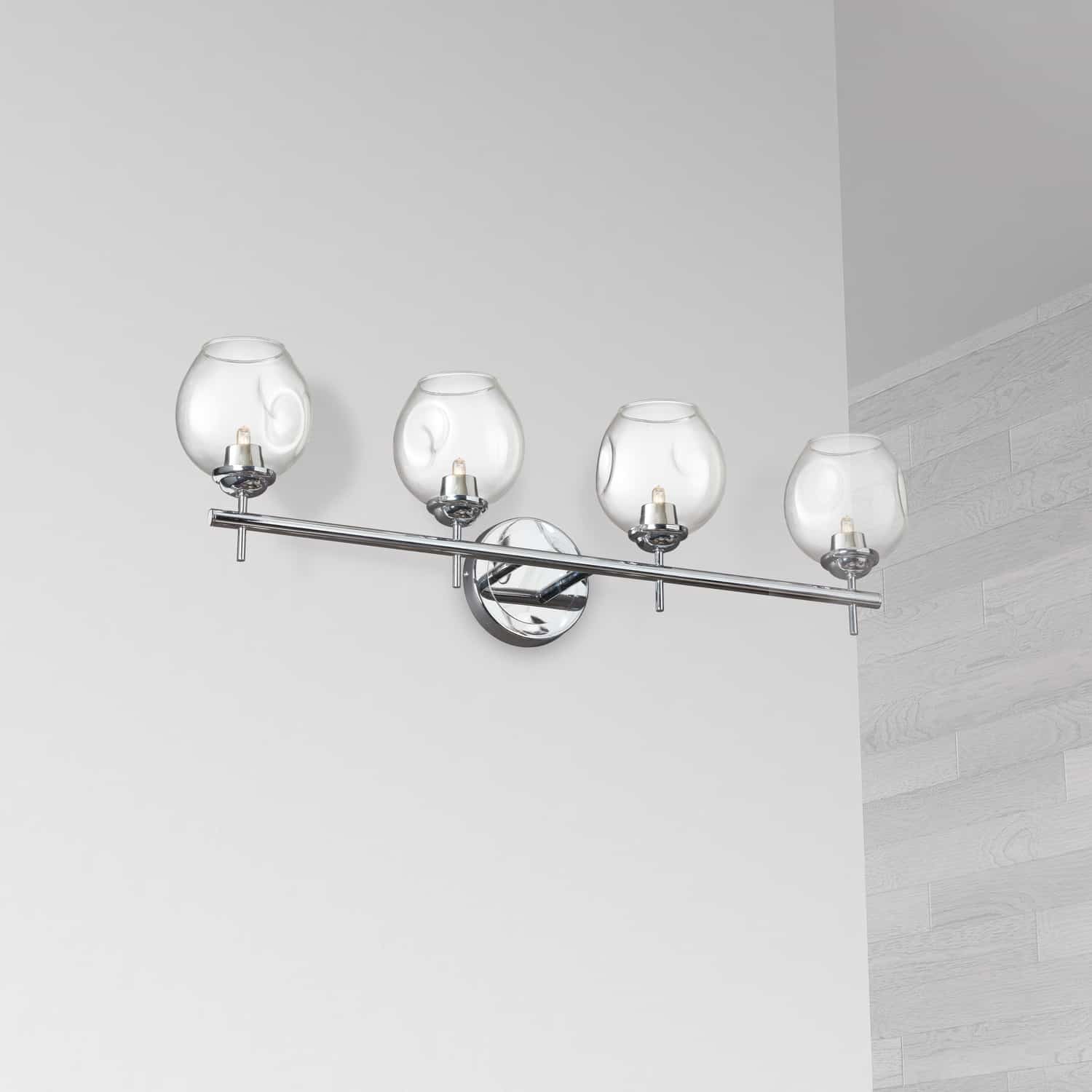 Dainolite Ltd - ABI-284W-PC - Four Light Vanity Fixture - Abii - Polished Chrome