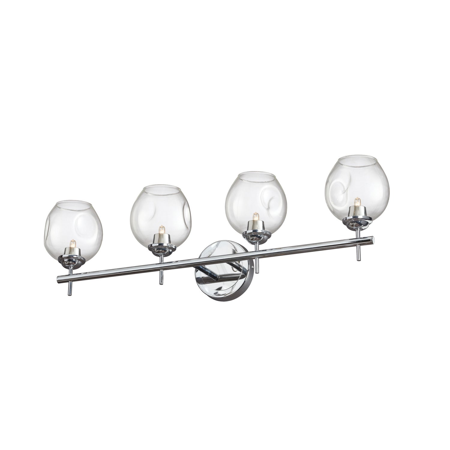 Dainolite Ltd - ABI-284W-PC - Four Light Vanity Fixture - Abii - Polished Chrome