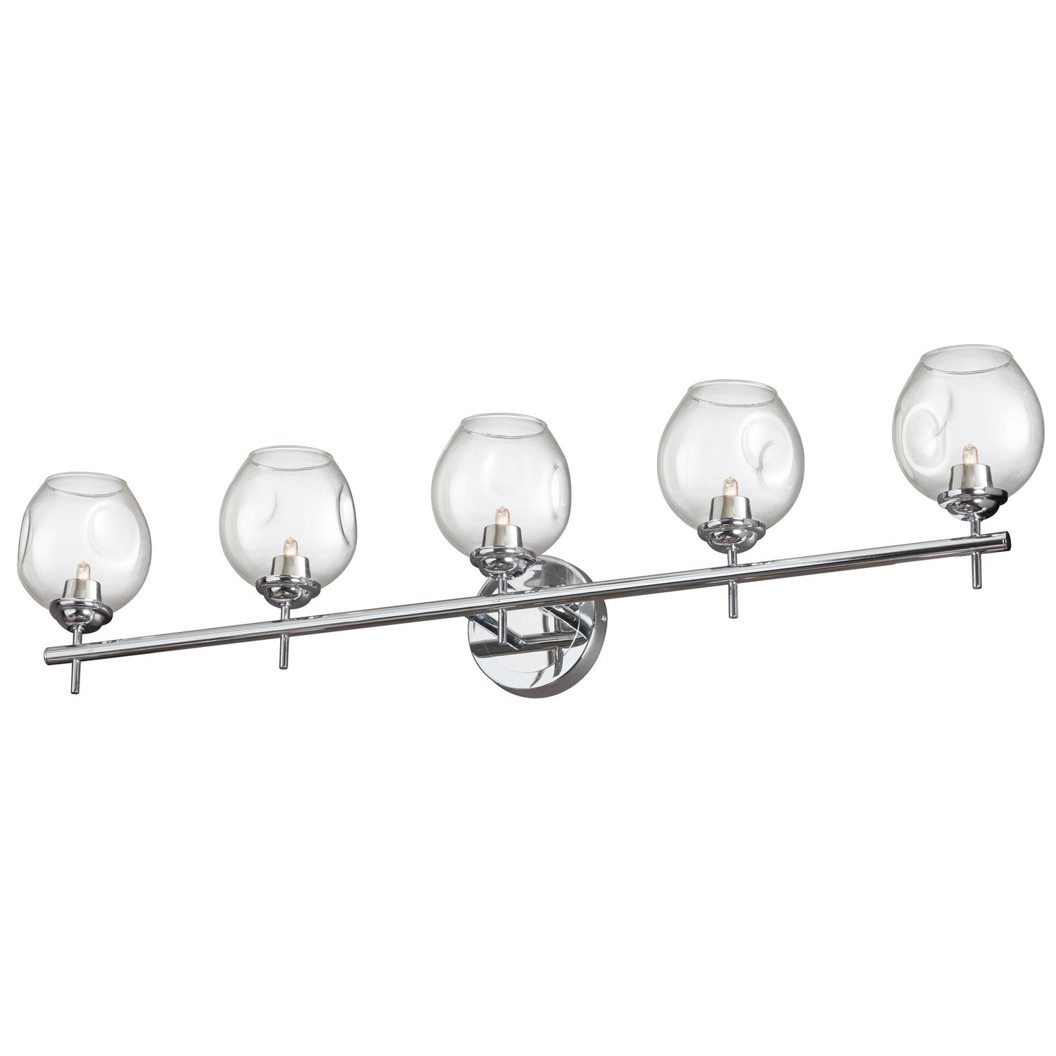 Dainolite Ltd - ABI-365W-PC - Five Light Vanity - Abii - Polished Chrome