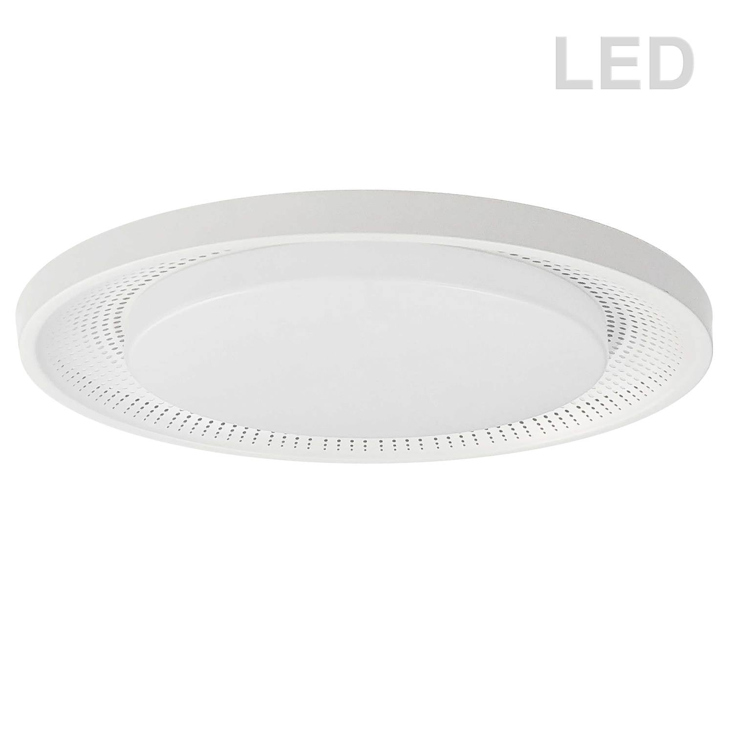 Dainolite Ltd - BLL-1730LEDFH-MW - LED Flush Mount - Boullier - White