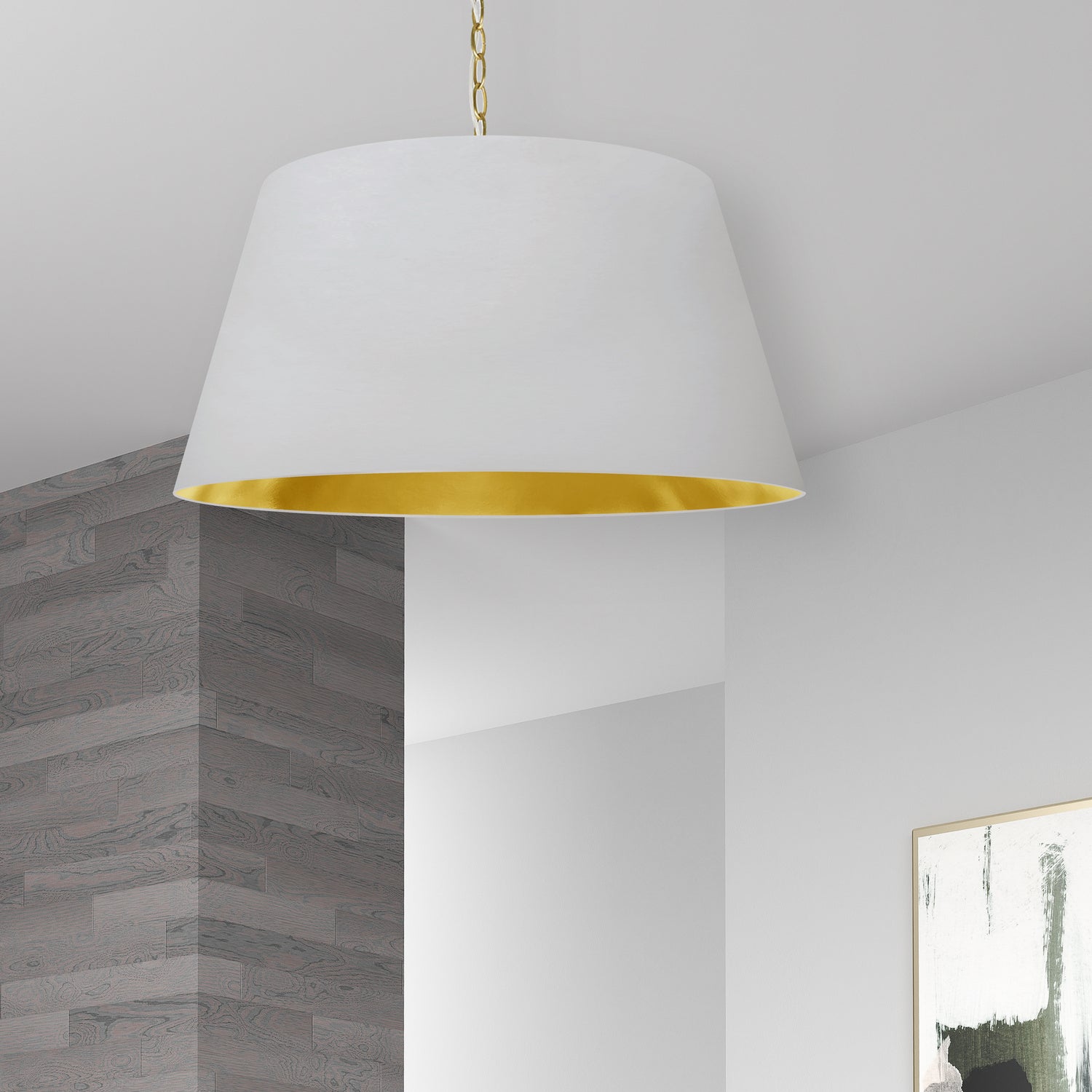 Dainolite Ltd - BRY-L-AGB-692 - One Light Pendant - Brynn - White