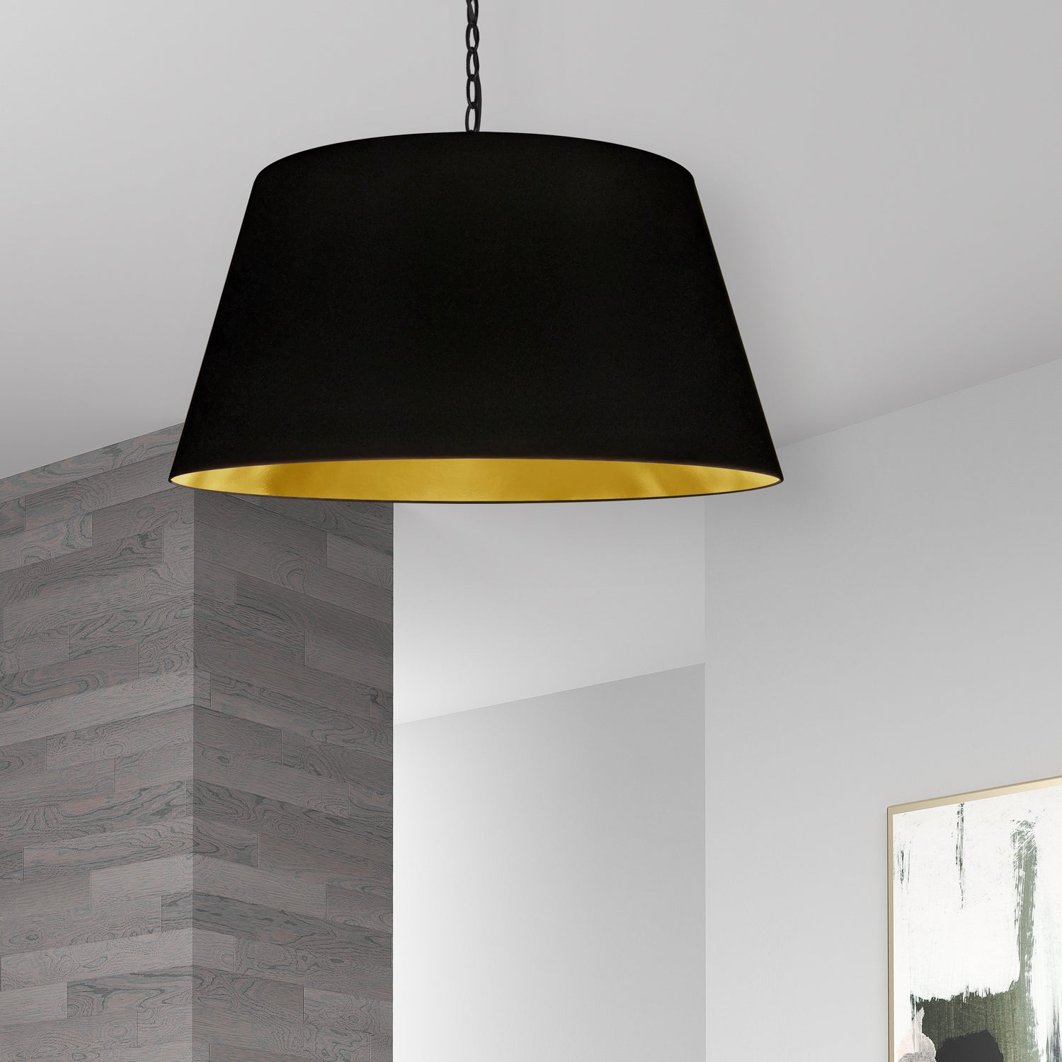 Dainolite Ltd - BRY-L-BK-698 - One Light Pendant - Brynn - Black