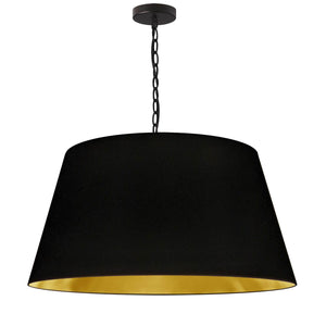 Dainolite Ltd - BRY-L-BK-698 - One Light Pendant - Brynn - Black