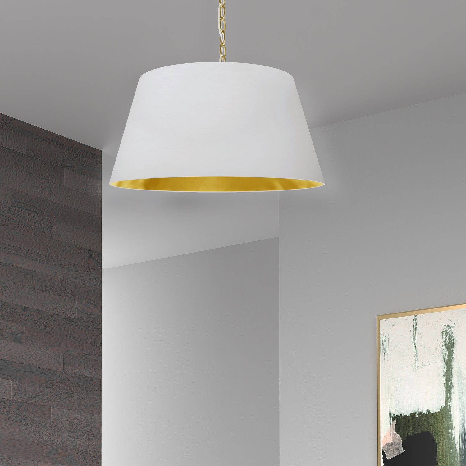 Dainolite Ltd - BRY-M-AGB-692 - One Light Pendant - Brynn - White