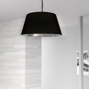 Dainolite Ltd - BRY-M-BK-697 - One Light Pendant - Brynn - Black