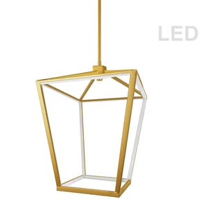 Dainolite Ltd - CAG-2046C-AGB - LED Pendant - Cage - Aged Brass