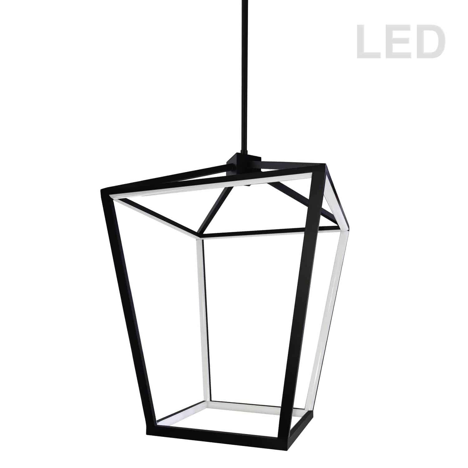 Dainolite Ltd - CAG-2046C-MB - LED Pendant - Cage - Black