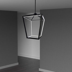 Dainolite Ltd - CAG-2046C-MB - LED Pendant - Cage - Black