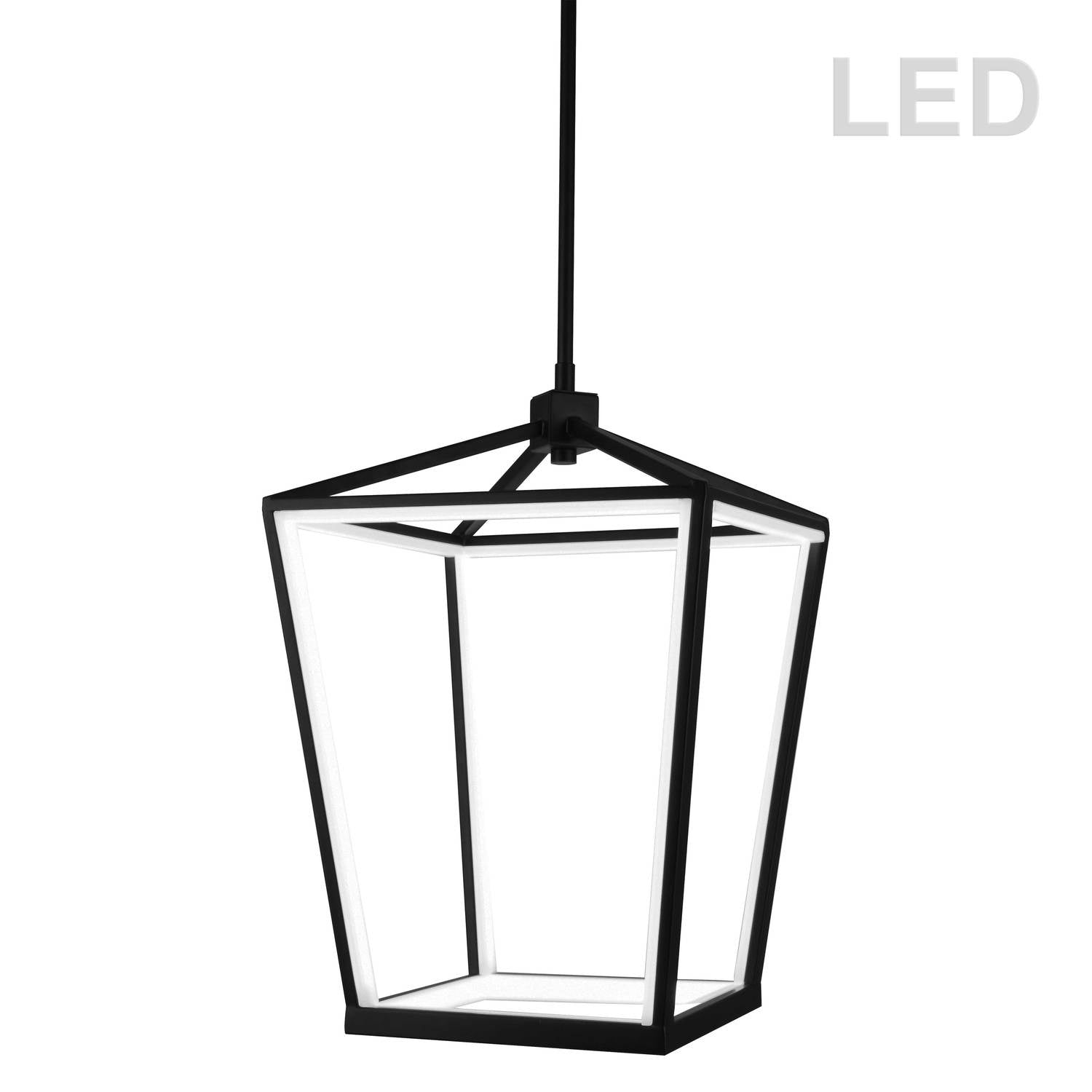 Dainolite Ltd - CAG-2046C-MB - LED Pendant - Cage - Black