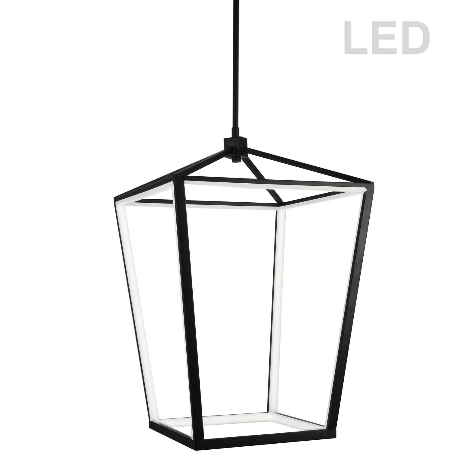 Dainolite Ltd - CAG-2664C-MB - LED Pendant - Cage - Black