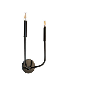 Dainolite Ltd - ELN-152W-MB - Two Light Wall Sconce - Eleanor - Black