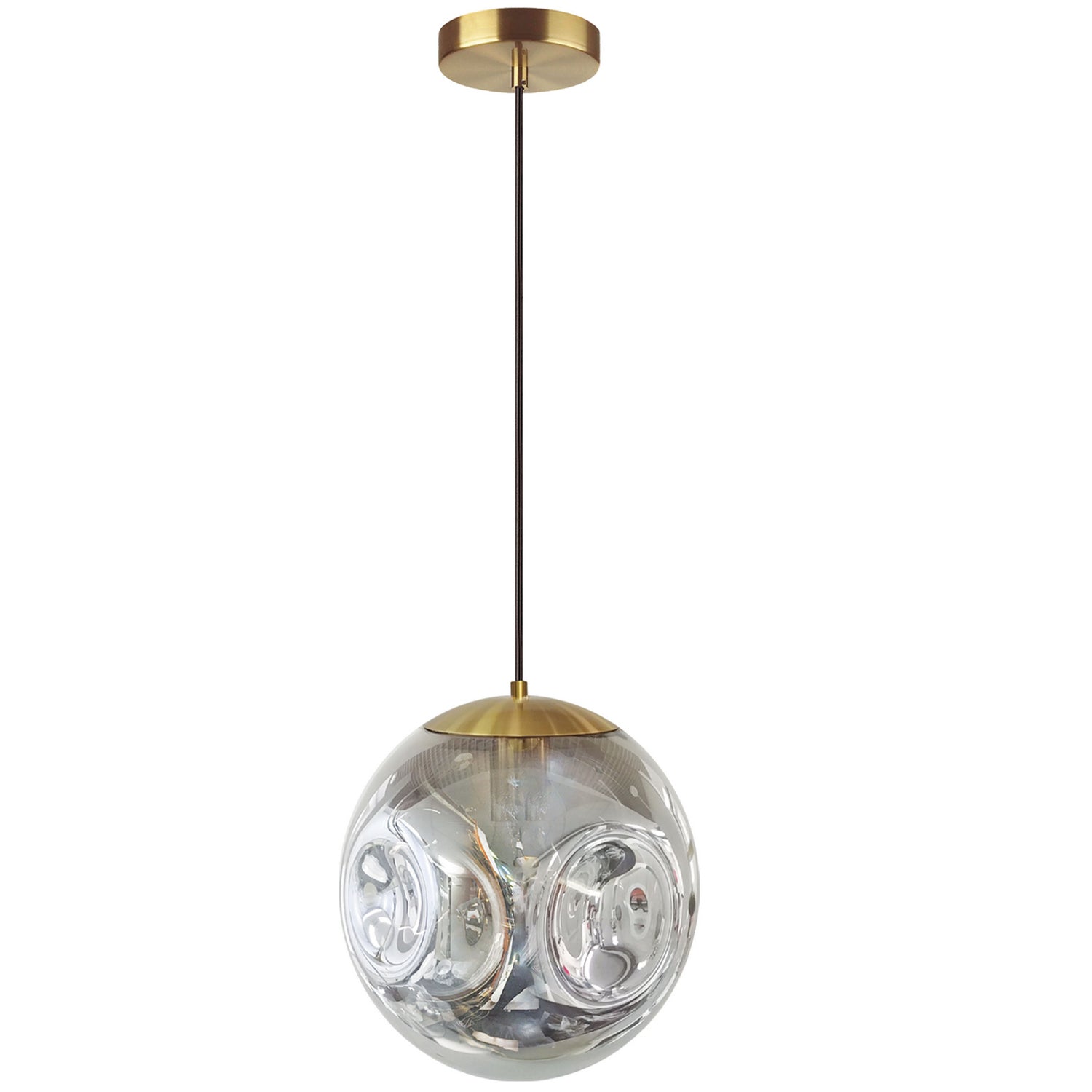 Dainolite Ltd - ERS-101P-AGB-SM - One Light Pendant - Eris - Smoke