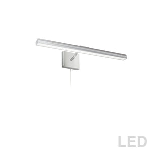 Dainolite Ltd - PIC222-24LED-SC - LED Picture Light - Leonardo - Satin Chrome