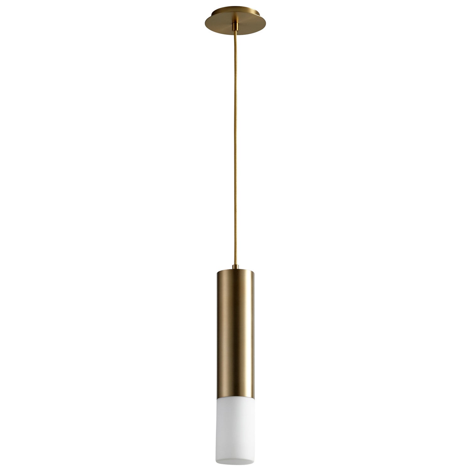 Oxygen - 3-654-140 - LED Pendant - Opus - Aged Brass