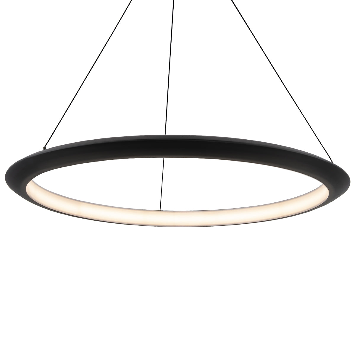 Modern Forms - PD-55048-27-BK - LED Pendant - The Ring - Black