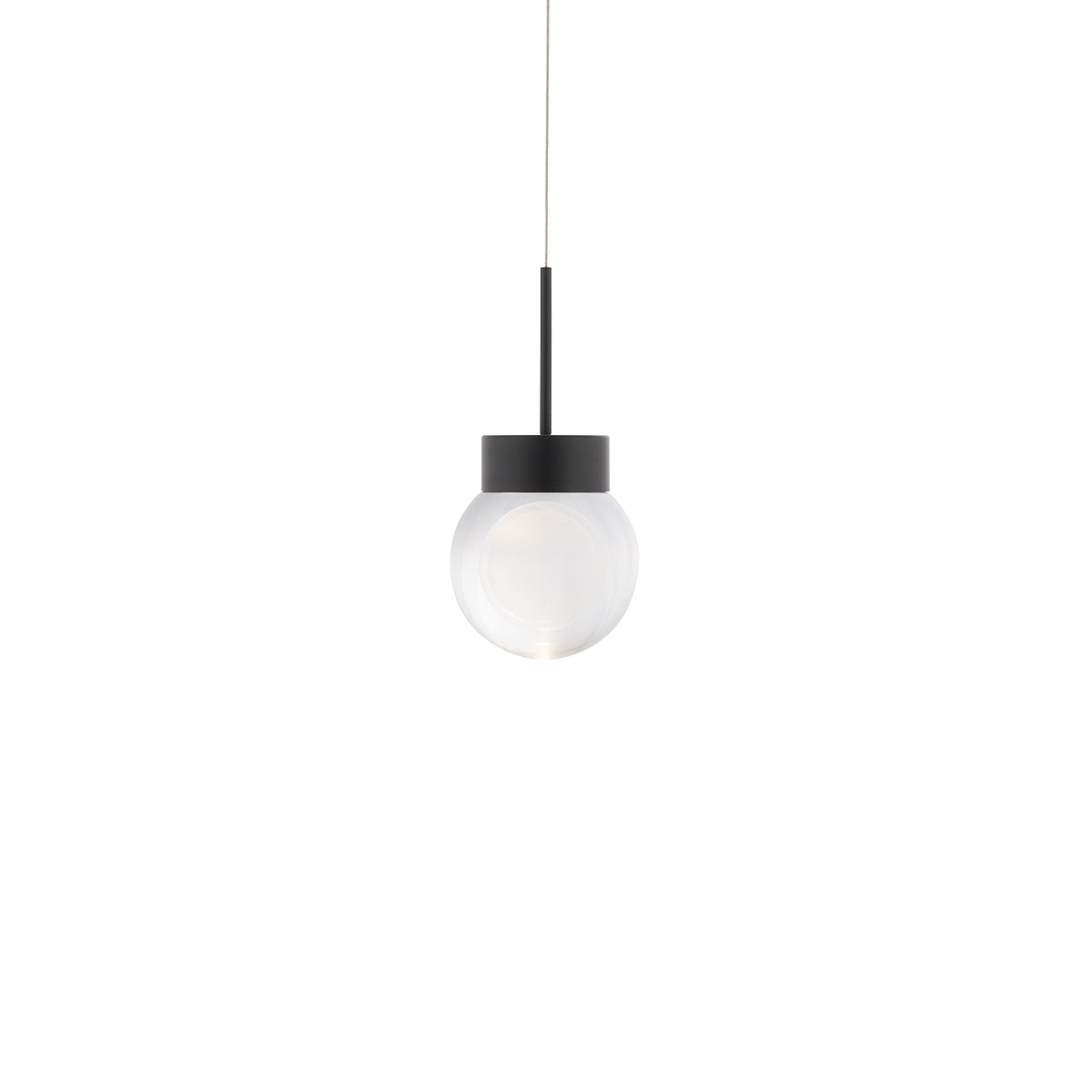 Modern Forms - PD-82006-BK - LED Mini Pendant - Double Bubble - Black