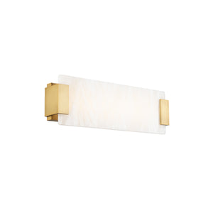 Modern Forms - WS-60018-AB - LED Bath & Vanity Light - Quarry - Aged Brass