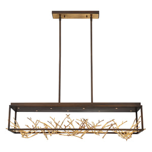 Eurofase - 35642-015 - AERIE-CHD-8LT-42IN-GBM - AERIE - Gold-Black