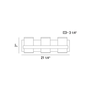 Eurofase - 35655-015 - LED Bathbar - Cambridge - Chrome