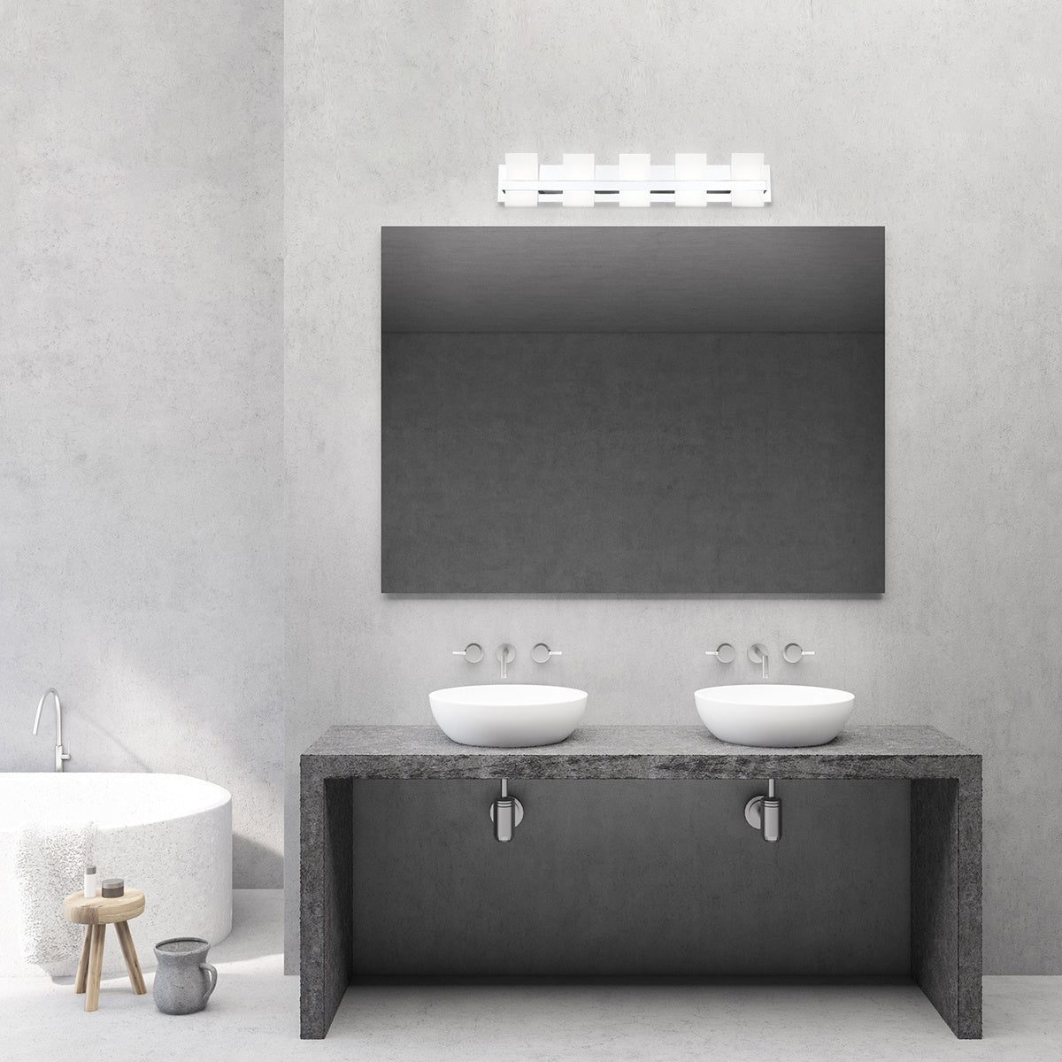 Eurofase - 35657-019 - CAMBRIDGE-VAN-5LT-CHR-WH - CAMBRIDGE - Chrome