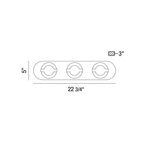 Eurofase - 35664-017 - LED Bathbar - Balewood - Chrome