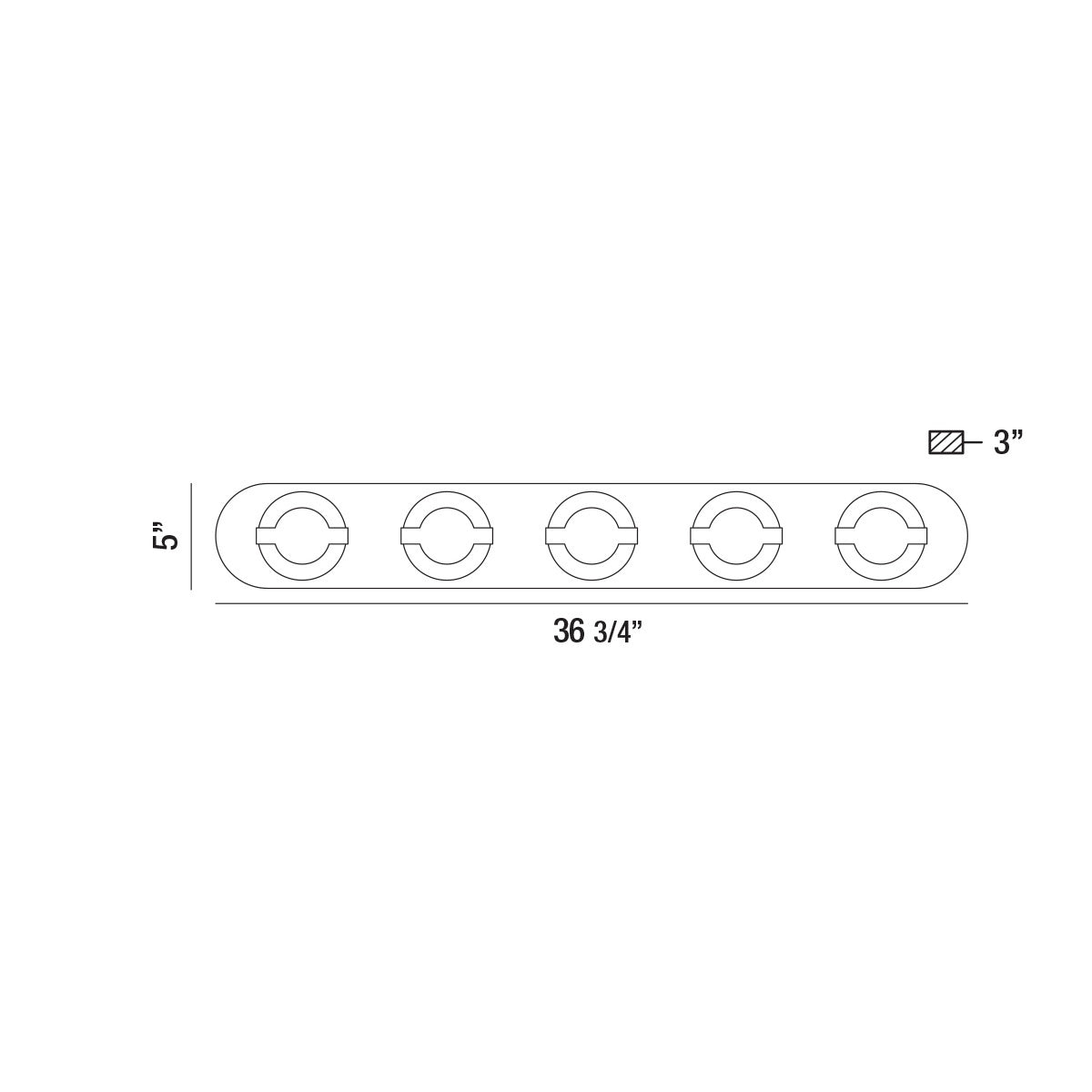 Eurofase - 35666-011 - LED Bathbar - Balewood - Chrome