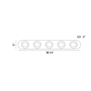 Eurofase - 35666-011 - LED Bathbar - Balewood - Chrome